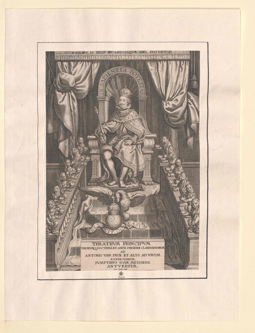 Espanjan kuningas Philipp IV tekijältä Artist Unknown