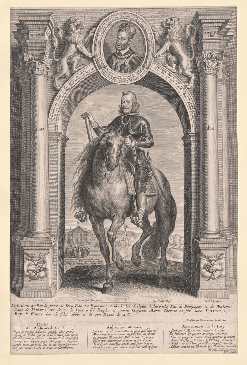 Espanjan kuningas Philipp IV tekijältä Artist Unknown
