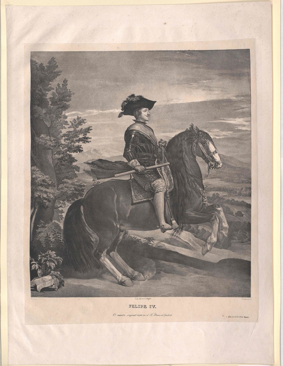 Espanjan kuningas Philipp IV tekijältä Artist Unknown