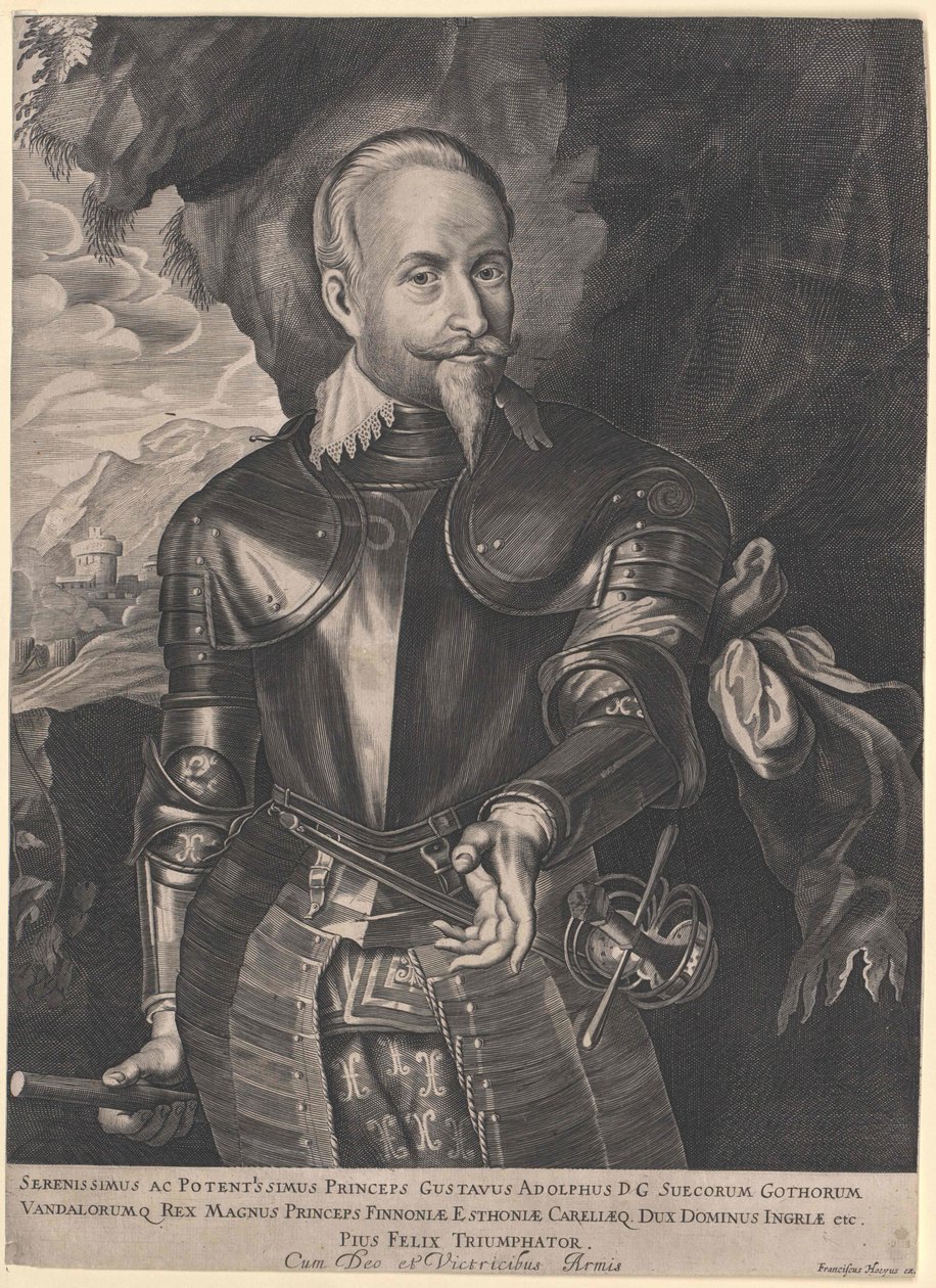 Ruotsin kuningas Kustaa Aadolf Ruotsalainen tekijältä Artist Unknown