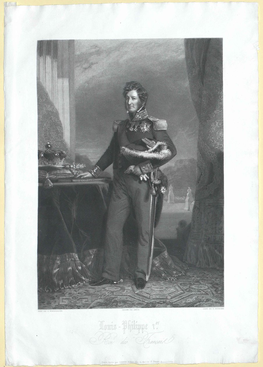 Ranskan kuningas Louis Philipp tekijältä Artist Unknown