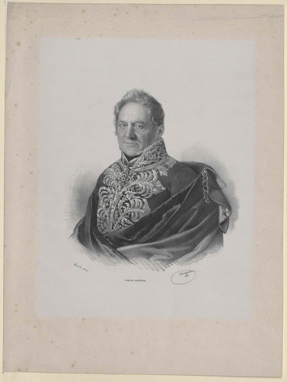 Klemens count Brandis (tulosta) tekijältä Artist Unknown