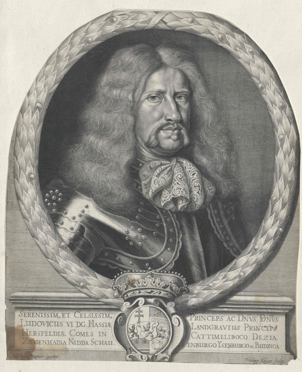 Hessen-Darmstadtin maaherra Lewis VI tekijältä Artist Unknown