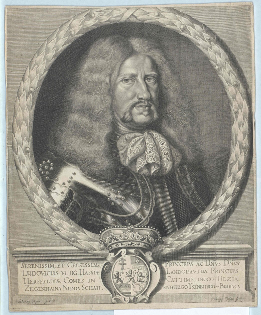 Hessen-Darmstadtin maaherra Lewis VI tekijältä Artist Unknown