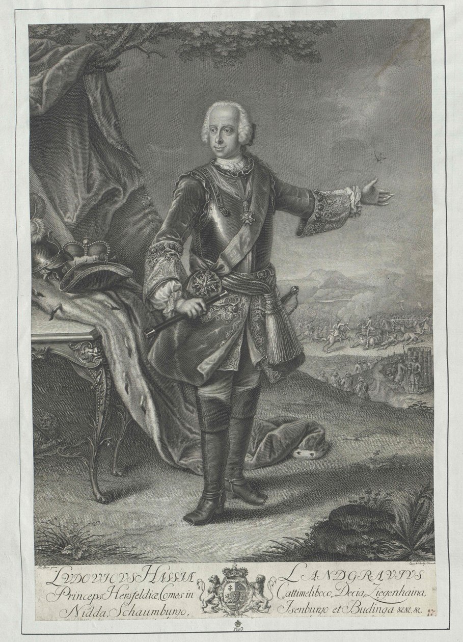 Hessenin maaherra Ludvig VIII tekijältä Artist Unknown