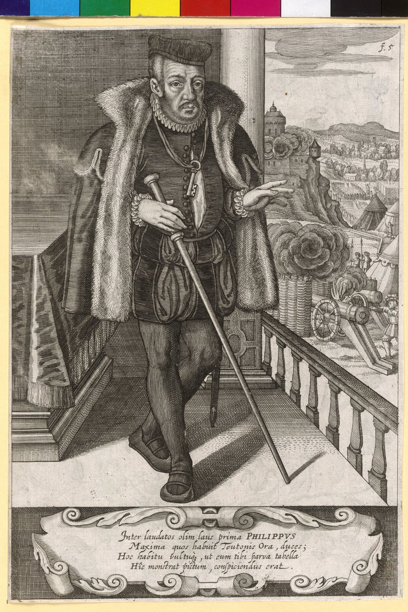 Hessenin maakreivi Philipp I aatelinen tekijältä Artist Unknown