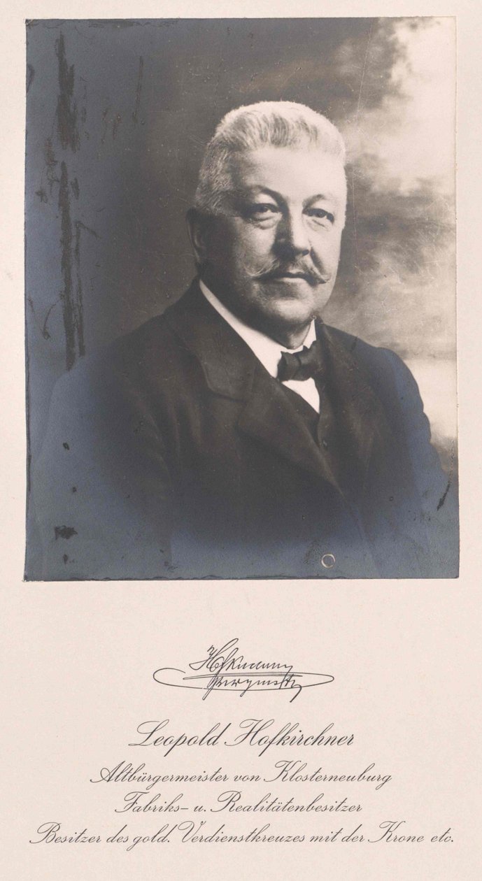 Leopold Hofkirchner (painatus) tekijältä Artist Unknown
