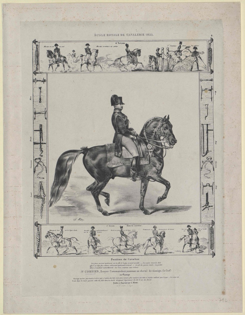 Asui noin 1833 Cordier tekijältä Artist Unknown