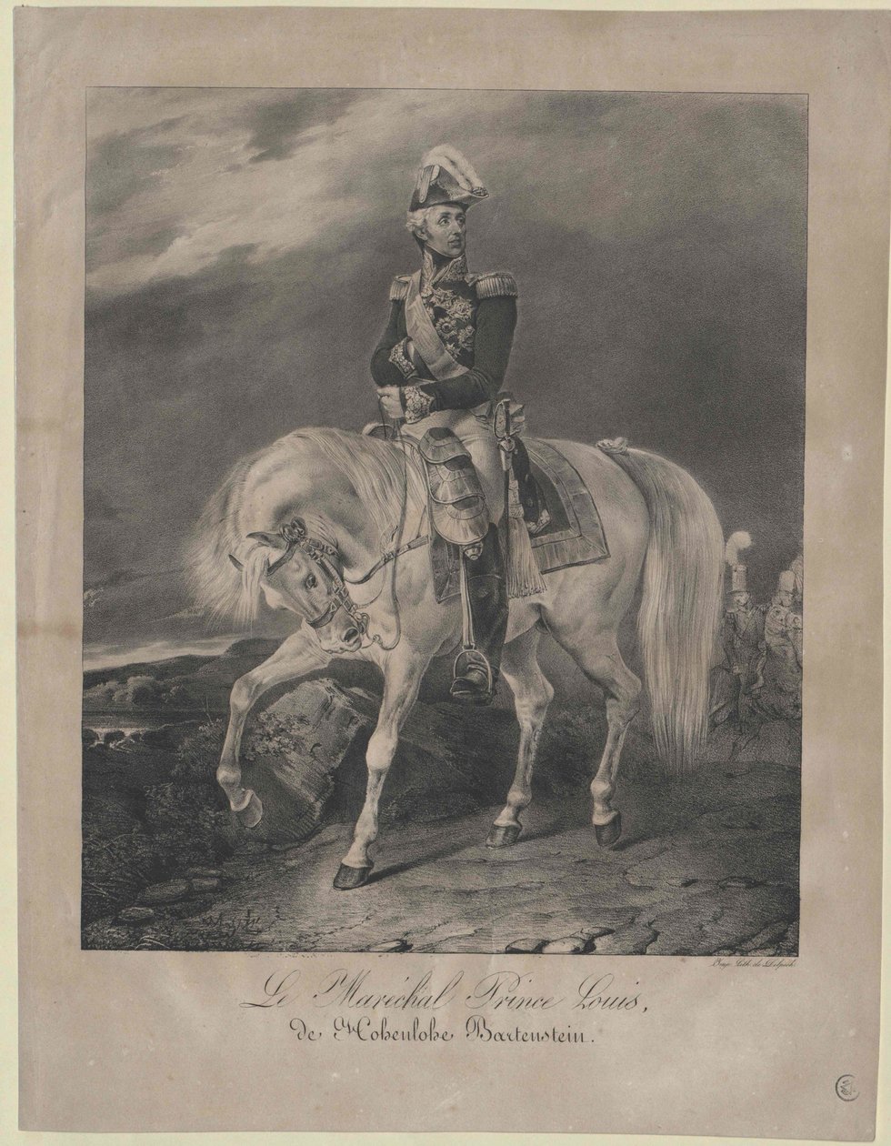 Ludvig ruhtinas Hohenlohe-Bartenstein tekijältä Artist Unknown