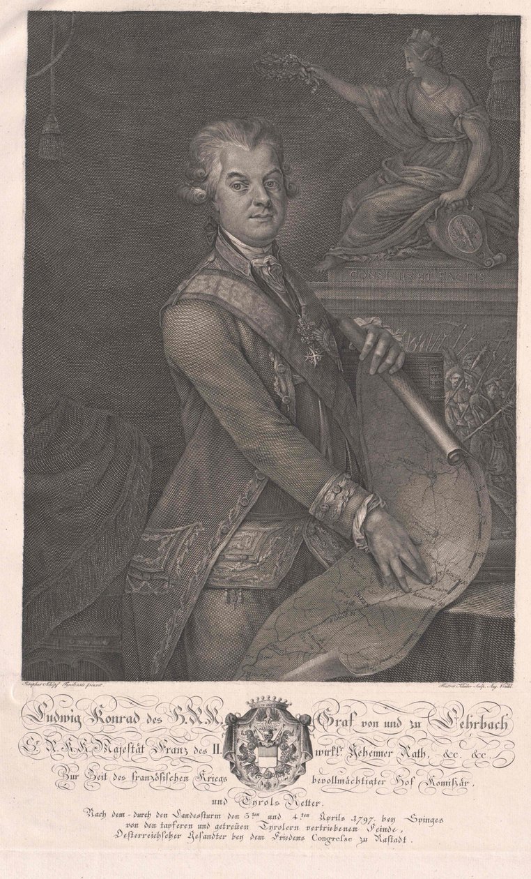 Ludwig Konrad kreivi Lehrbach tekijältä Artist Unknown
