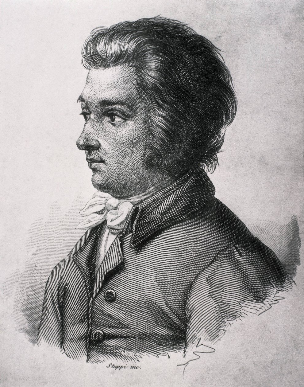 MOZART, Wolfgang Amadeus (1756-1791). Itävaltalainen klassisen musiikin säveltäjä. tekijältä Artist Unknown