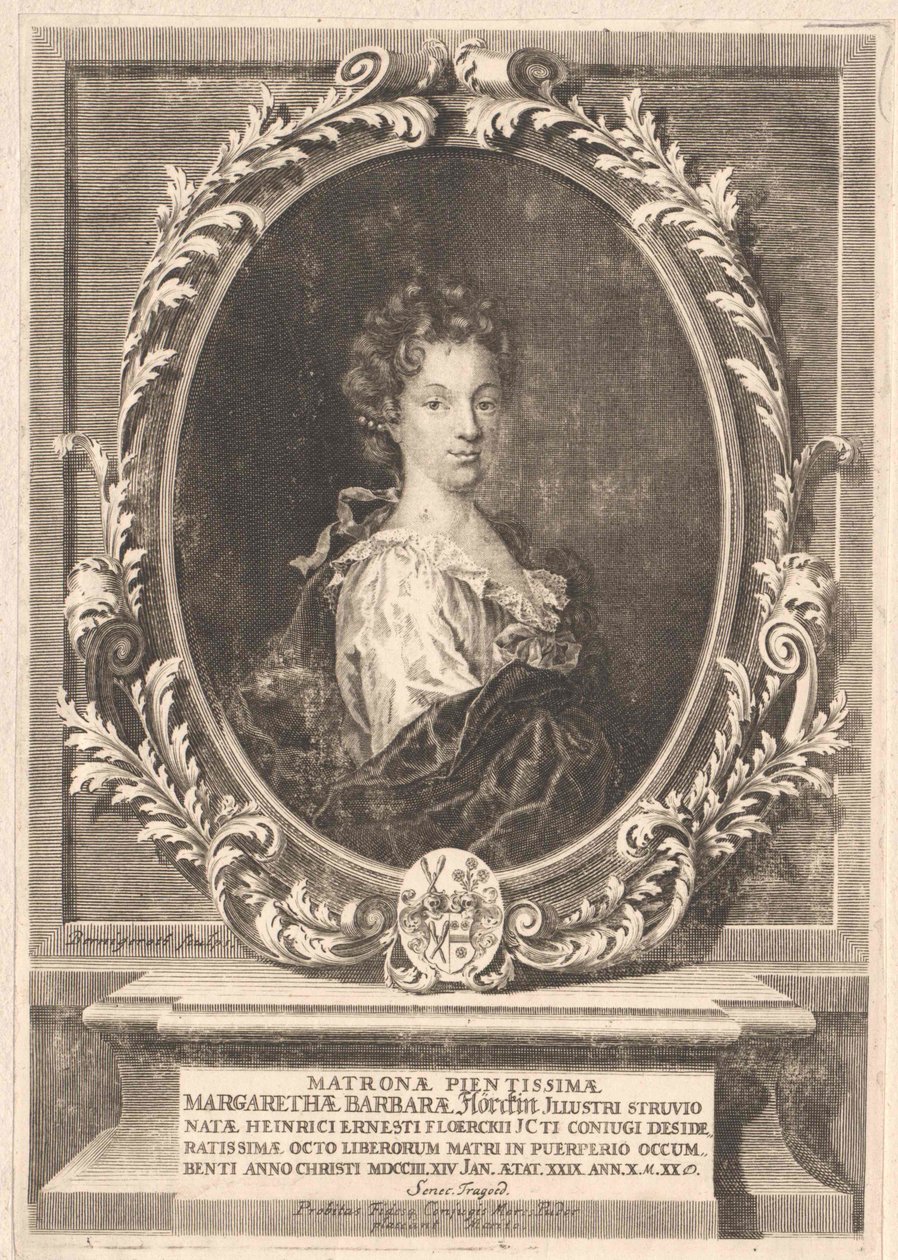 Margarethe Barbara Struve (tulosta) tekijältä Artist Unknown