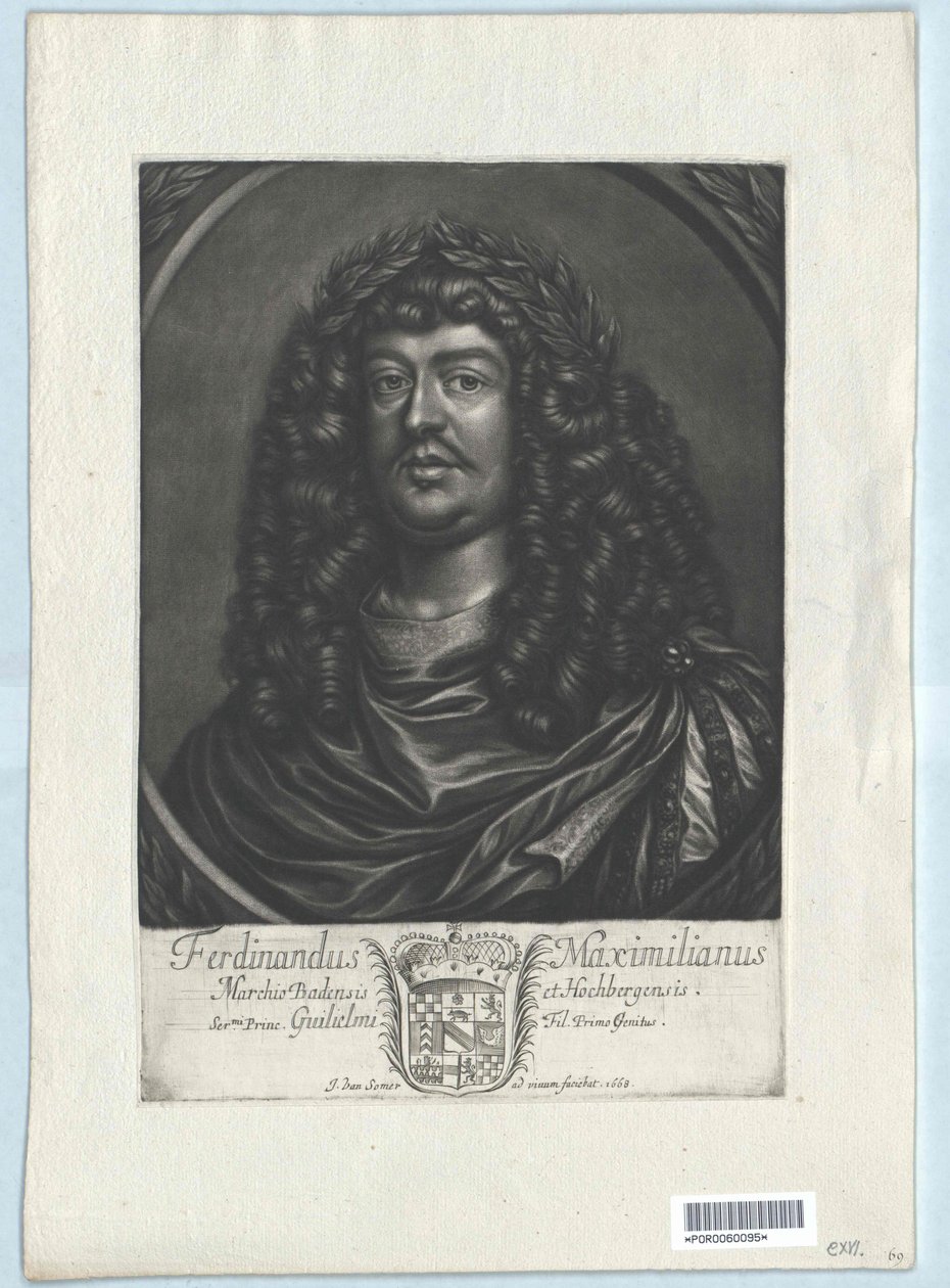 Baden-Badenin markkuri Ferdinand Maximilian tekijältä Artist Unknown