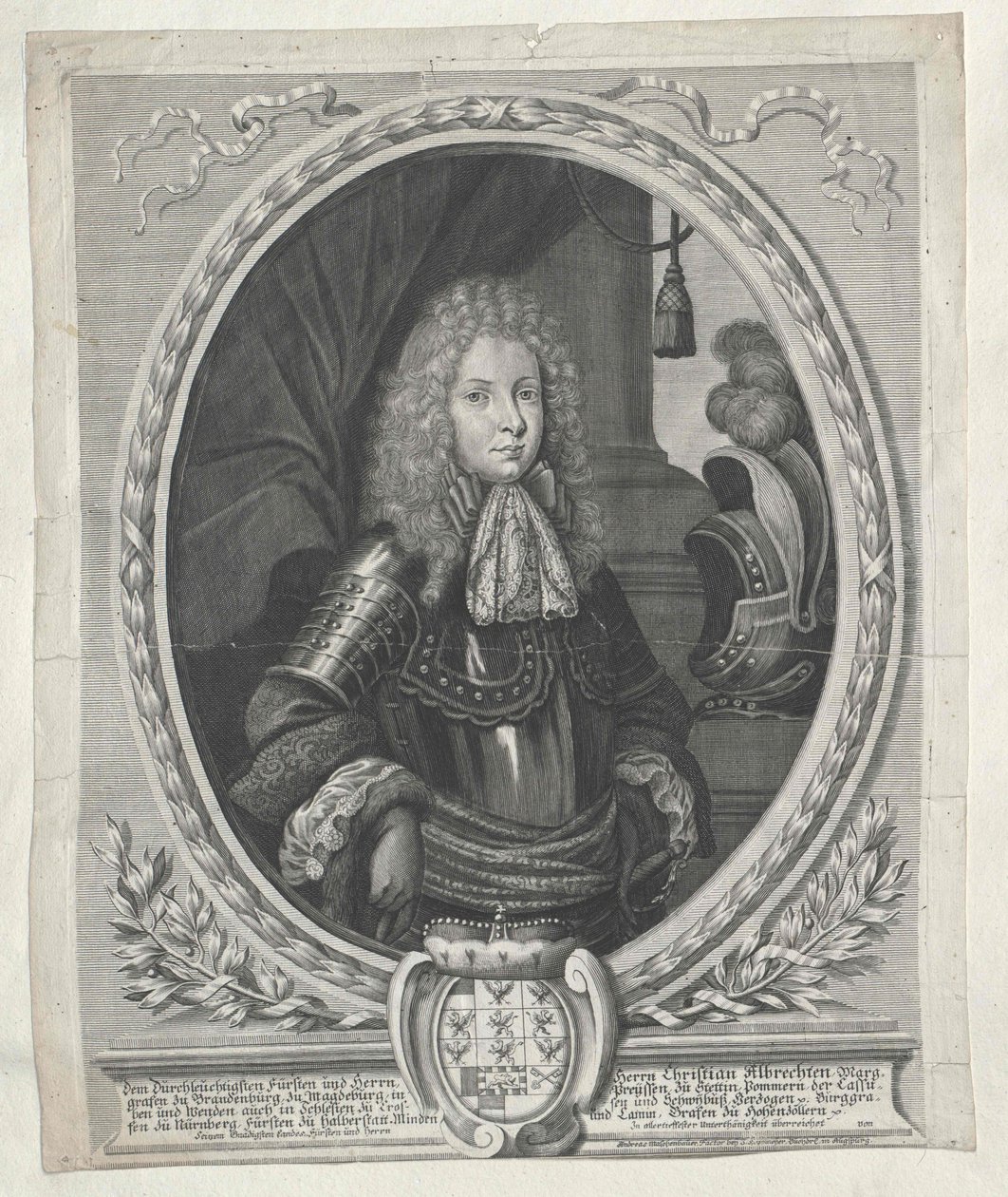 Brandenburgin markkuri Christian Albrecht tekijältä Artist Unknown