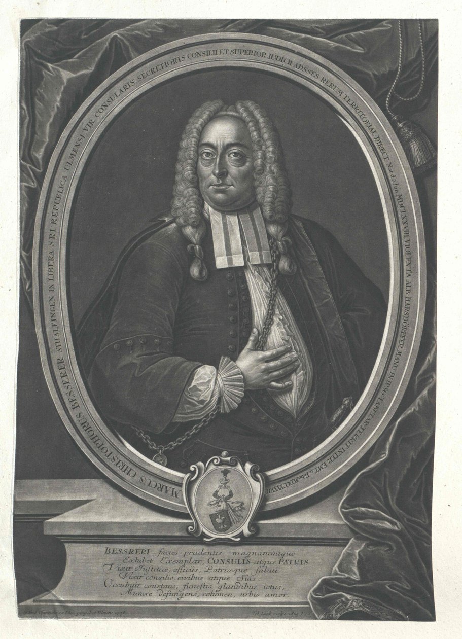 Mark Christoph Besserer alkaen Thalfingen tekijältä Artist Unknown