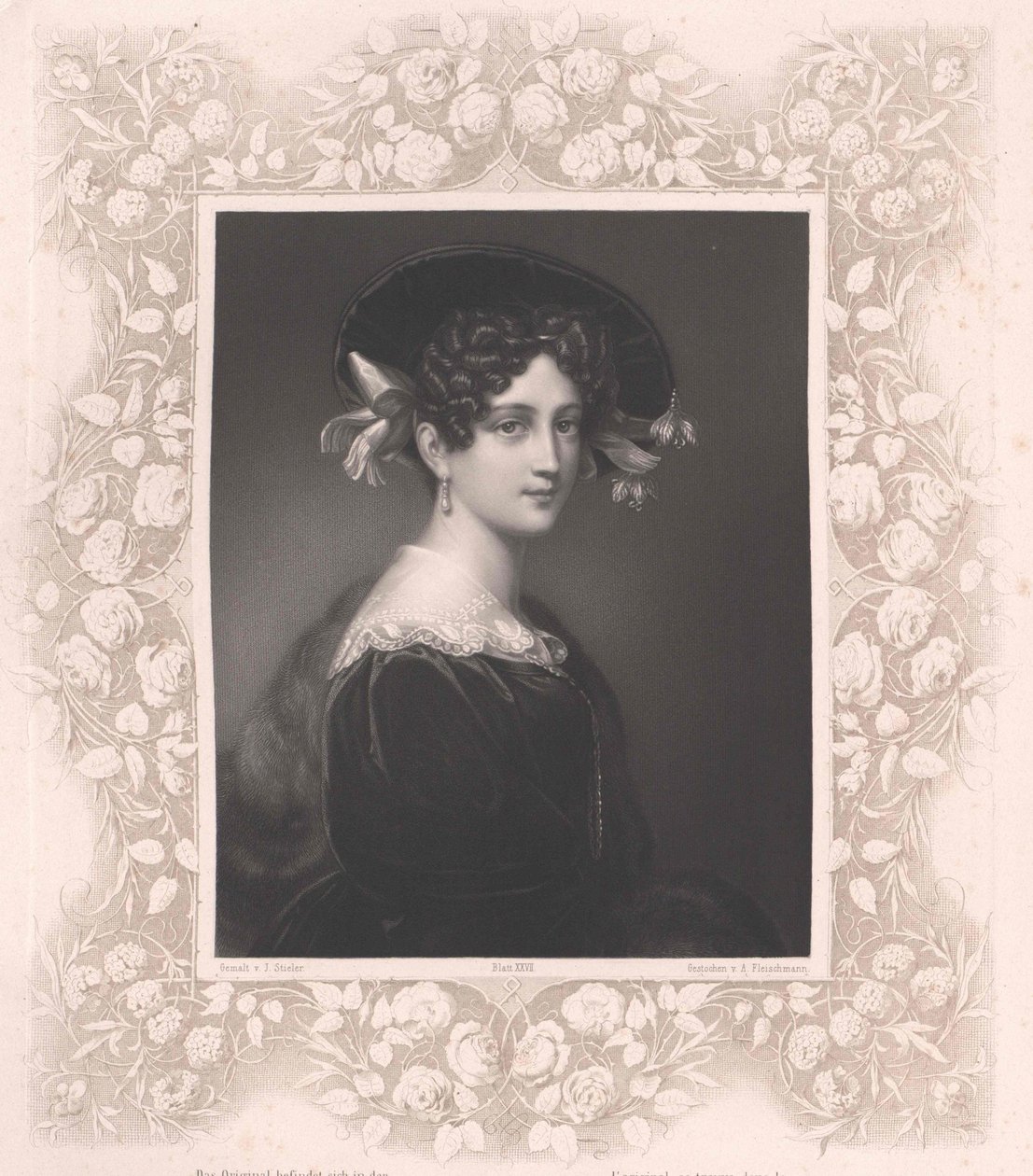 Maximiliane Borzaga (painettu) tekijältä Artist Unknown
