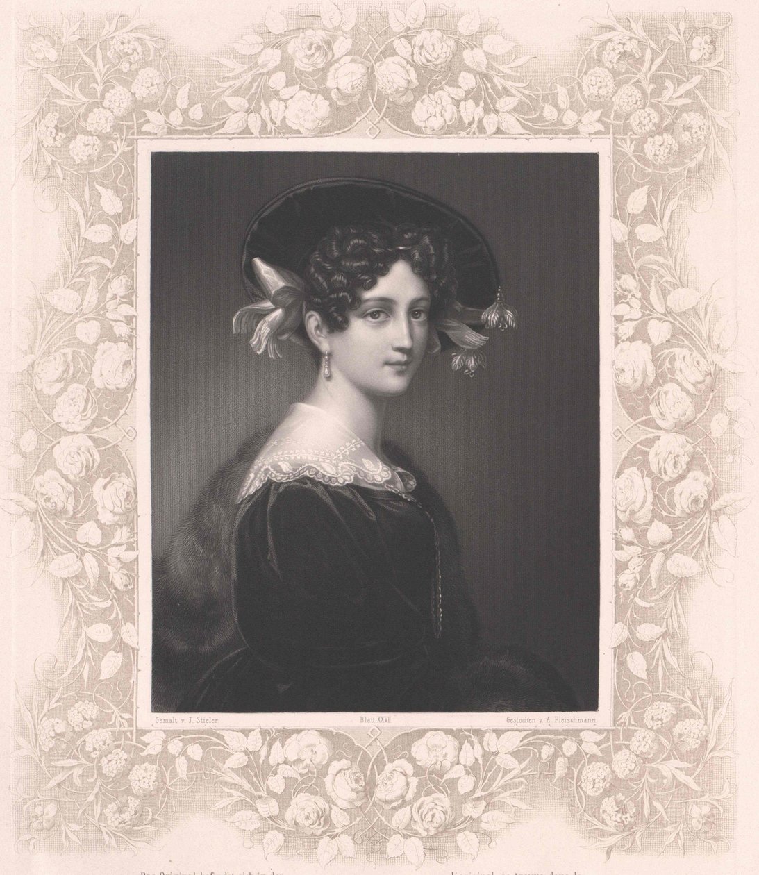 Maximiliane Borzaga (painettu) tekijältä Artist Unknown