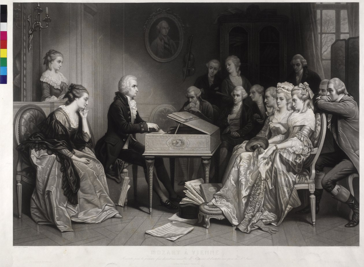 Mozart Wienissä tekijältä Artist Unknown