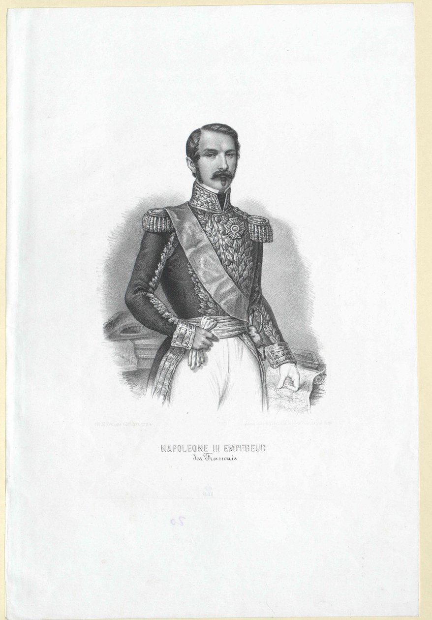 Napoleon III Ranskan keisari, tekijältä Artist Unknown