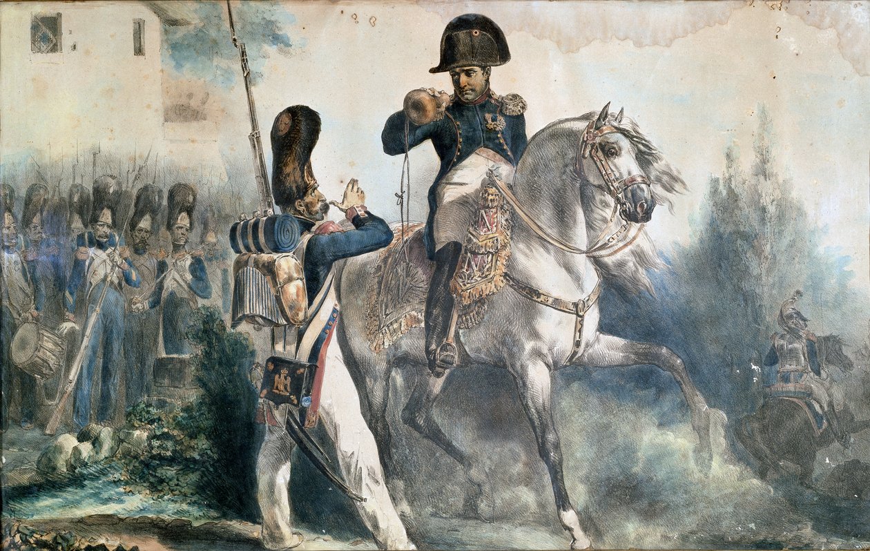 Napoleon I Bonaparte: Napoleon Napoleon: "After You, Sire" (värituloste). tekijältä Artist Unknown