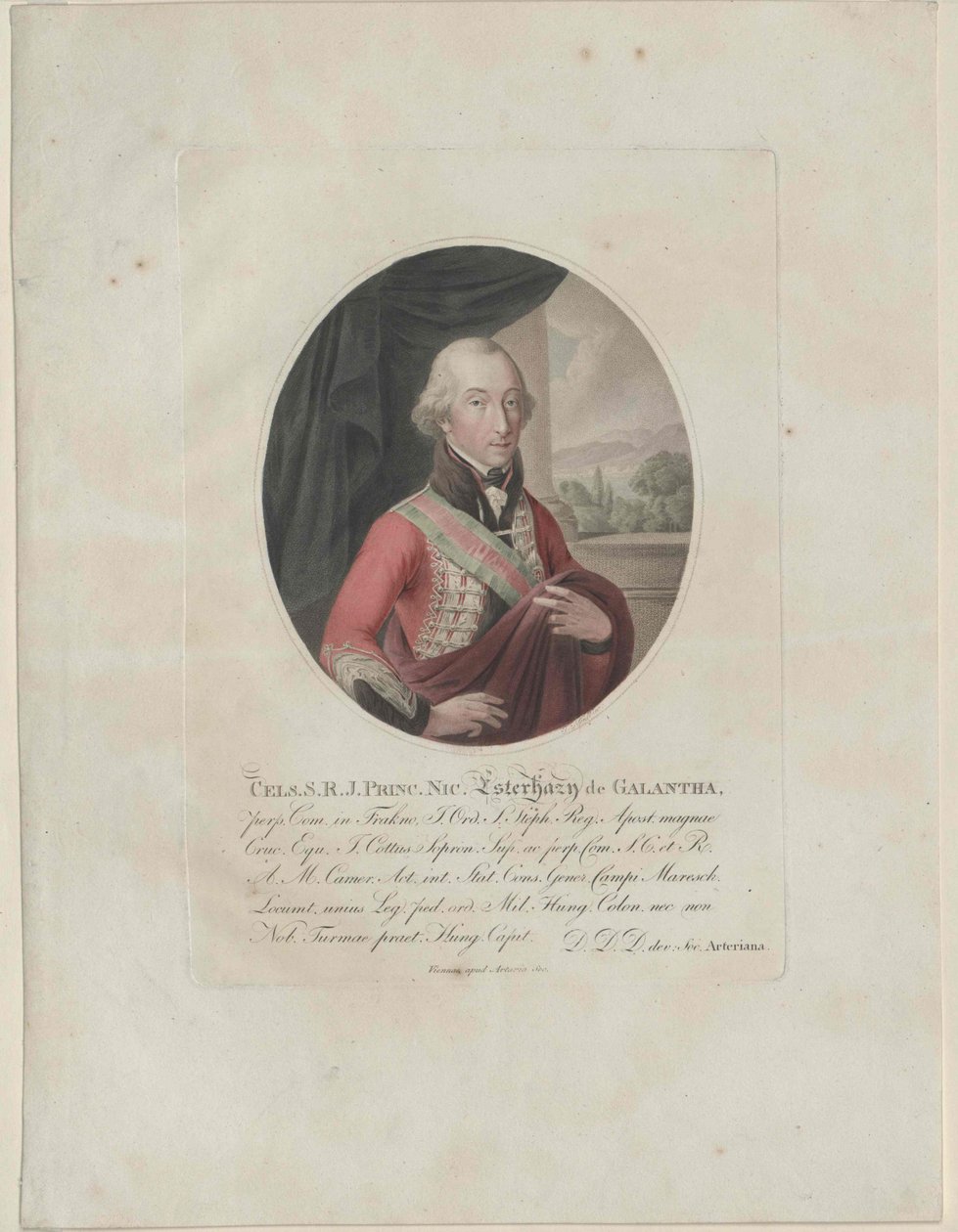 Nikolaus prinssi Esterhazy tekijältä Artist Unknown