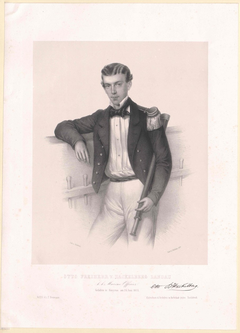 Otto vapaaherra Hackelberg-Landau Hoechenbergiin tekijältä Artist Unknown