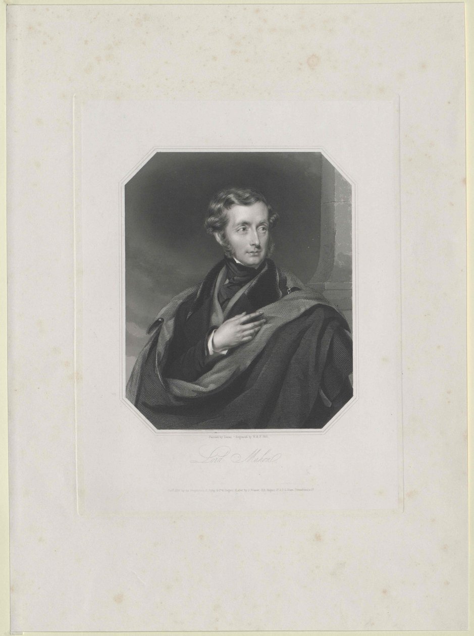 Philip Henry kreivi varakreivi Mahon Stanhope tekijältä Artist Unknown