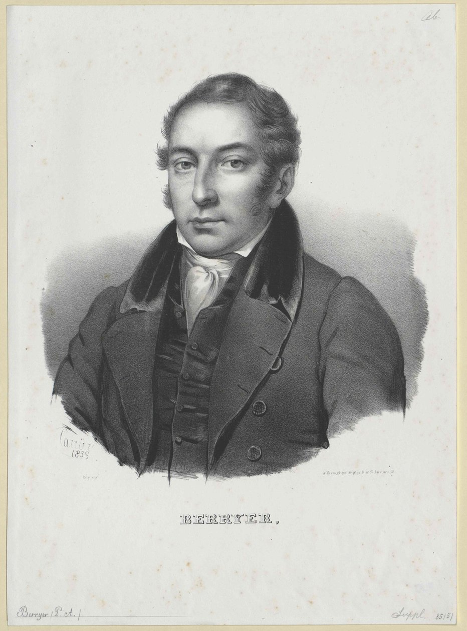 Pierre Antoine Berryer (tulosta) tekijältä Artist Unknown