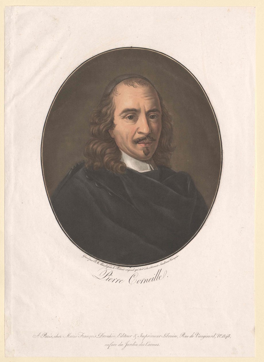 Pierre Corneille (painettu) tekijältä Artist Unknown