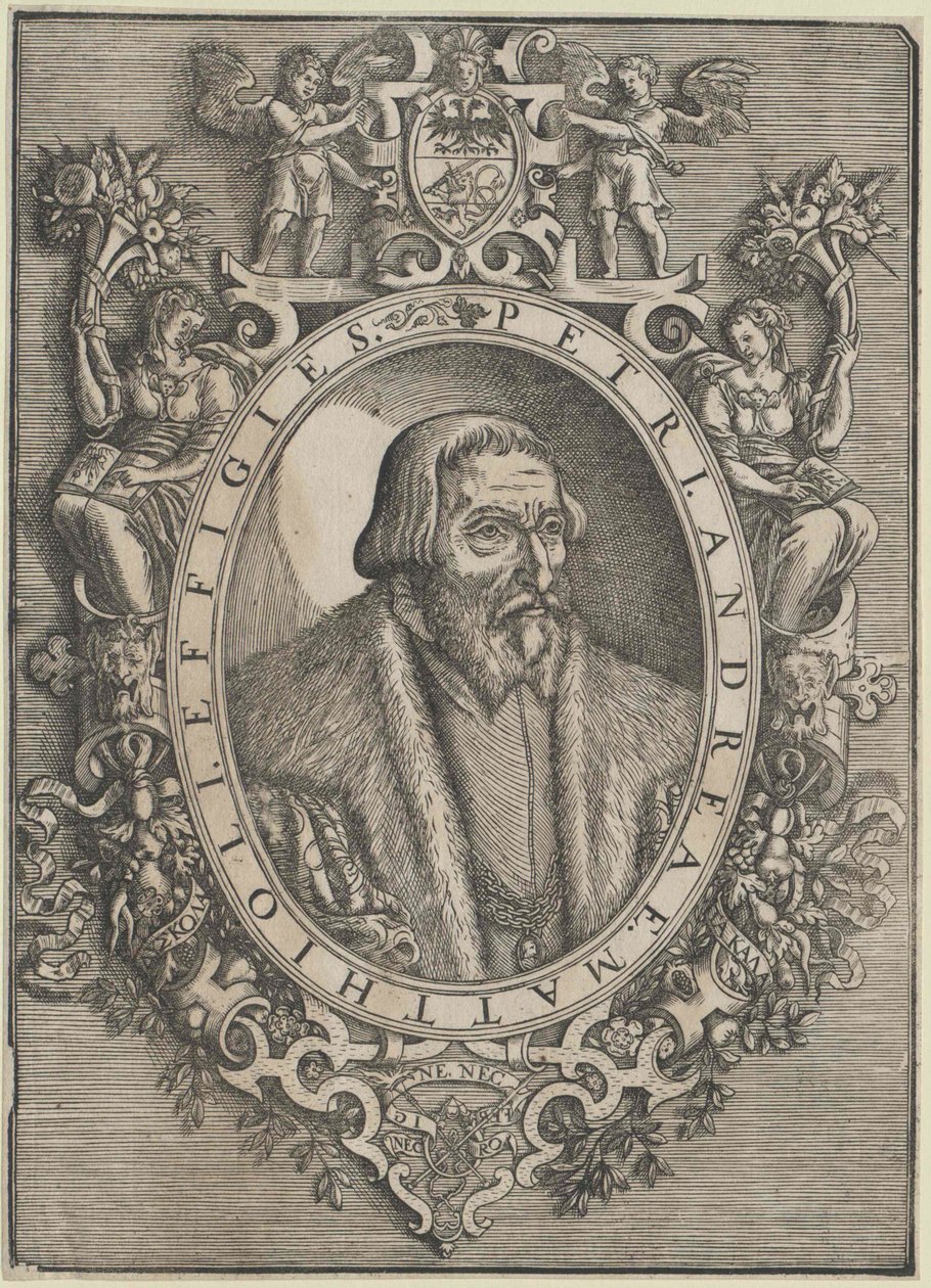 Pietro Andrea Mattioli (painettu) tekijältä Artist Unknown