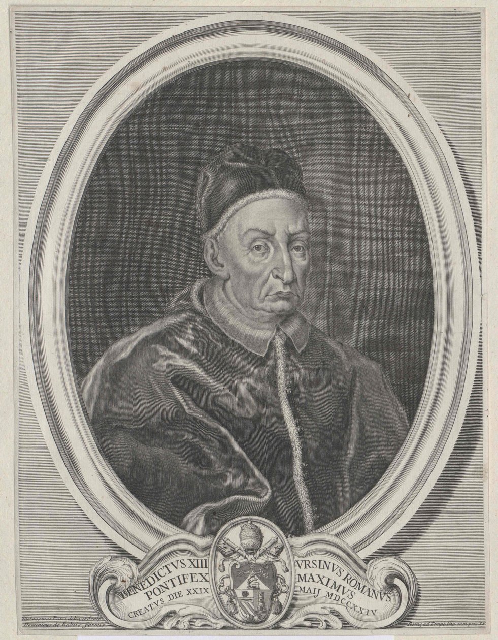 Paavi Klemens XII (painettu) tekijältä Artist Unknown