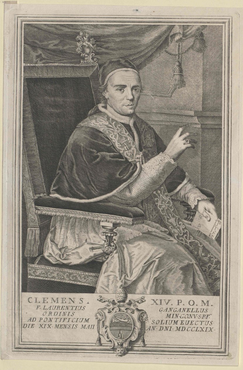 Paavi Klemens XIV tekijältä Artist Unknown