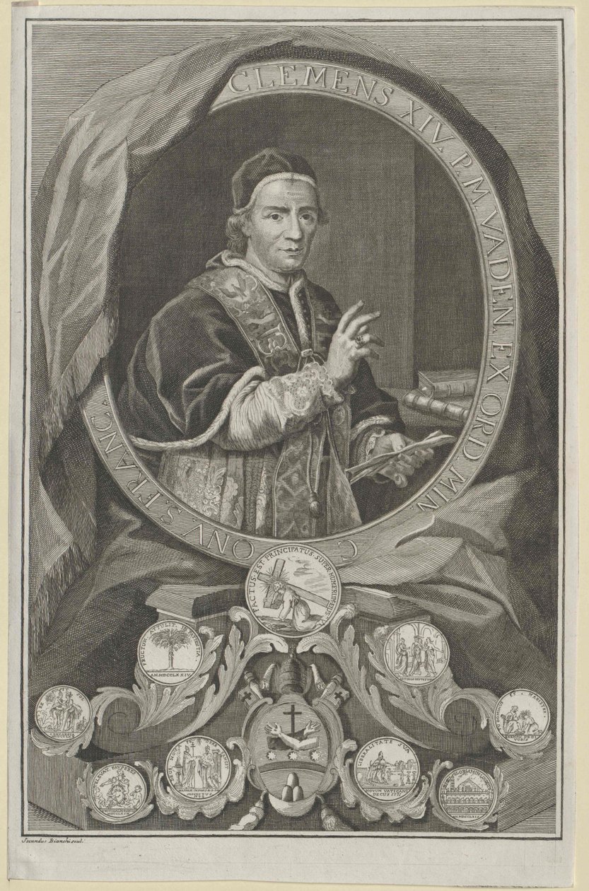 Paavi Klemens XIV tekijältä Artist Unknown