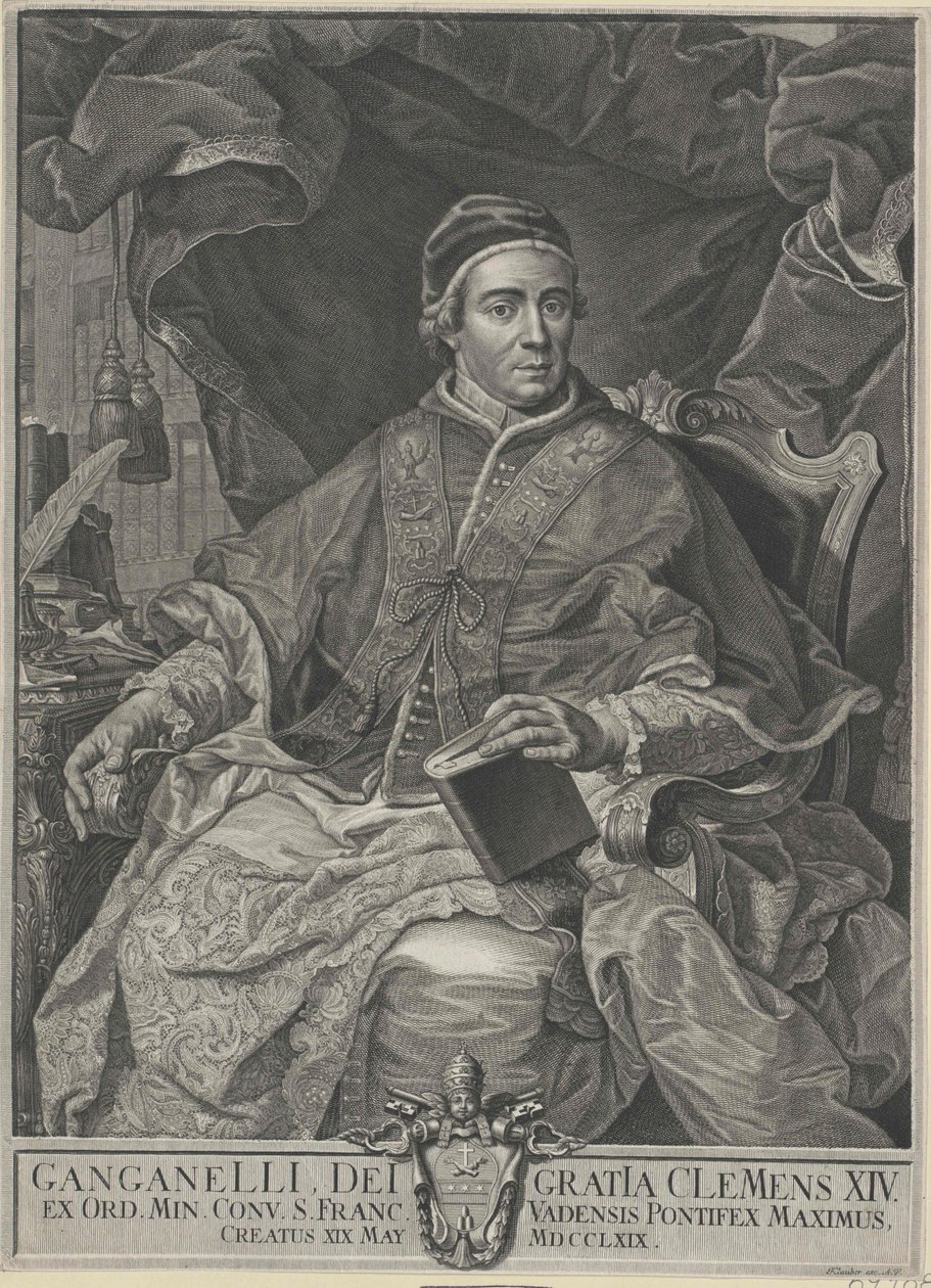 Paavi Klemens XIV tekijältä Artist Unknown