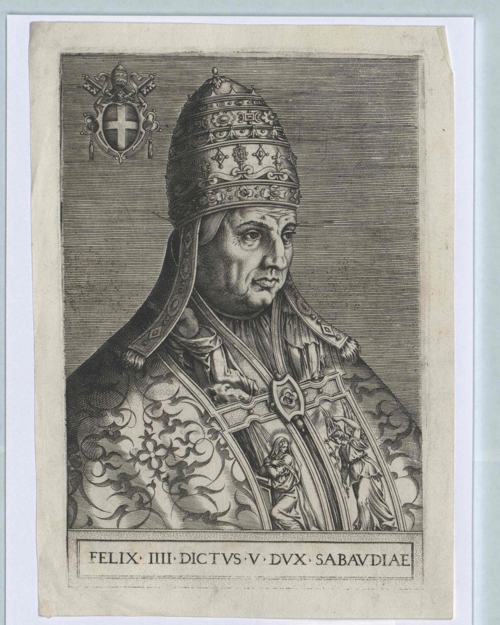 Paavi Felix IV (painettu) tekijältä Artist Unknown