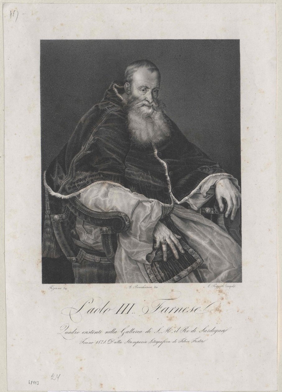 Paavi Paavali III tekijältä Artist Unknown