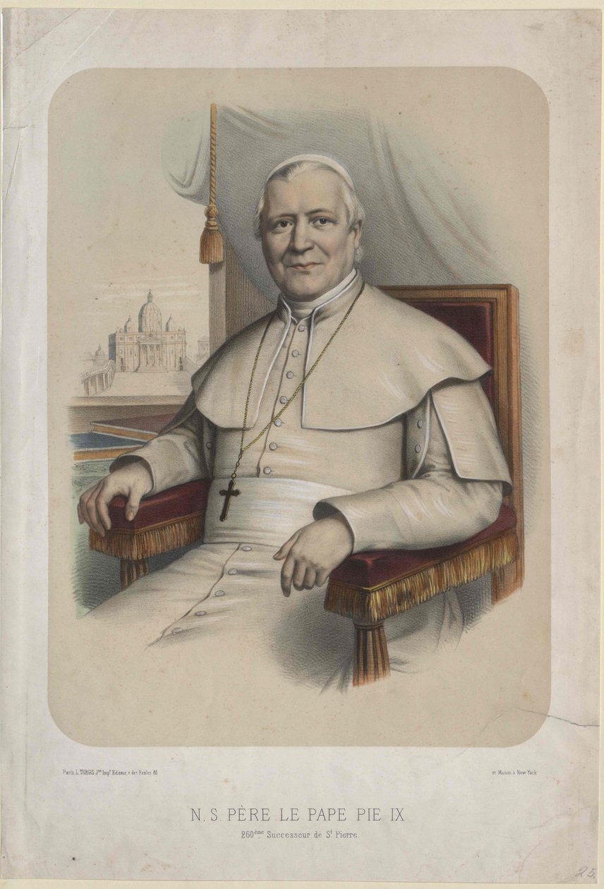 Paavi Pius IX tekijältä Artist Unknown