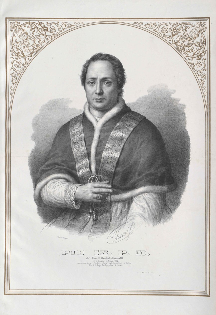 Paavi Pius IX tekijältä Artist Unknown