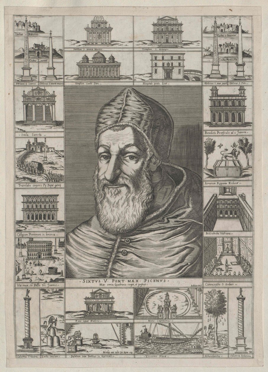 Paavi Sixtus V tekijältä Artist Unknown