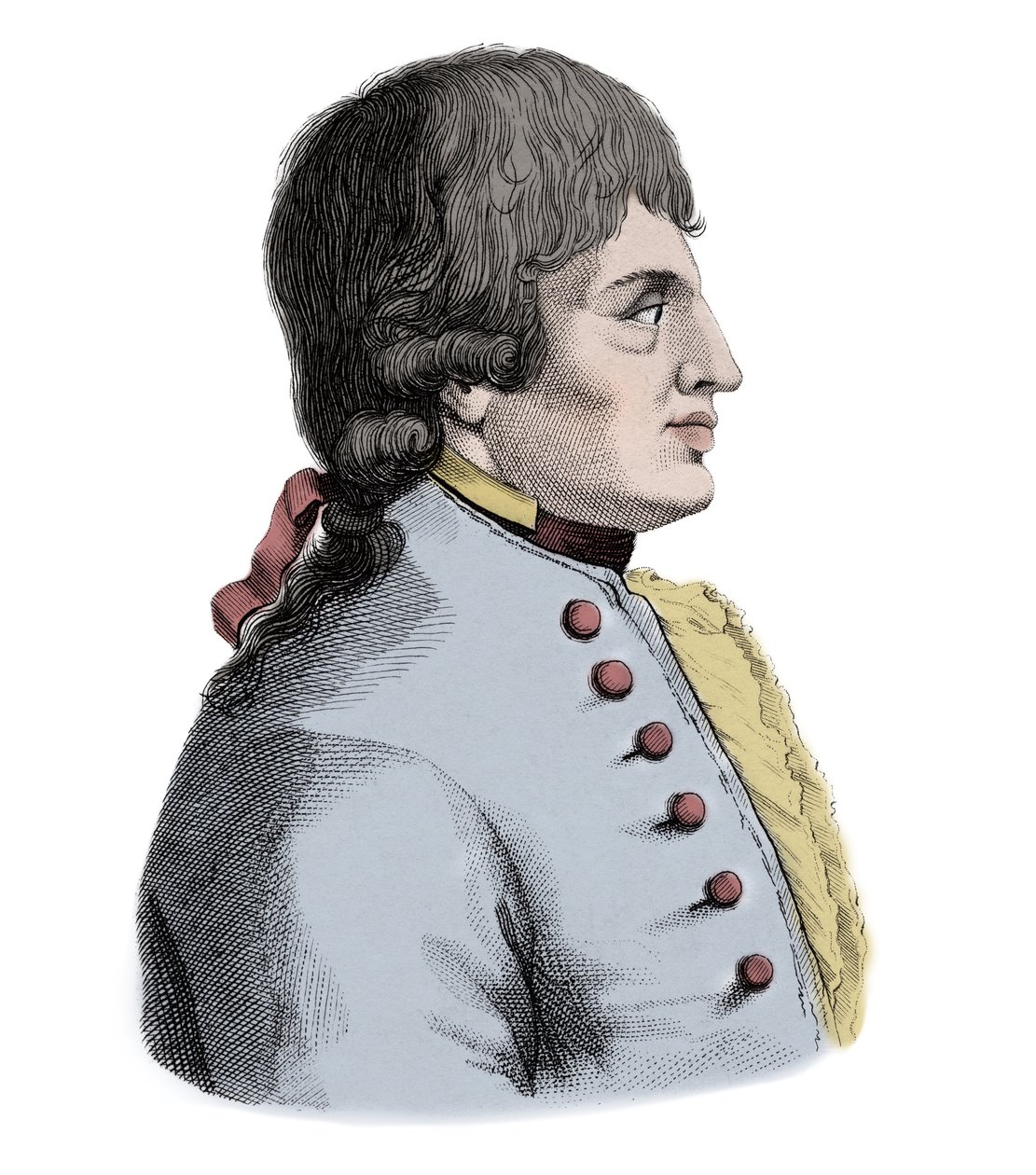 Italialaisen säveltäjän Giovanni Battista Pergolesi muotokuva. tekijältä Artist Unknown