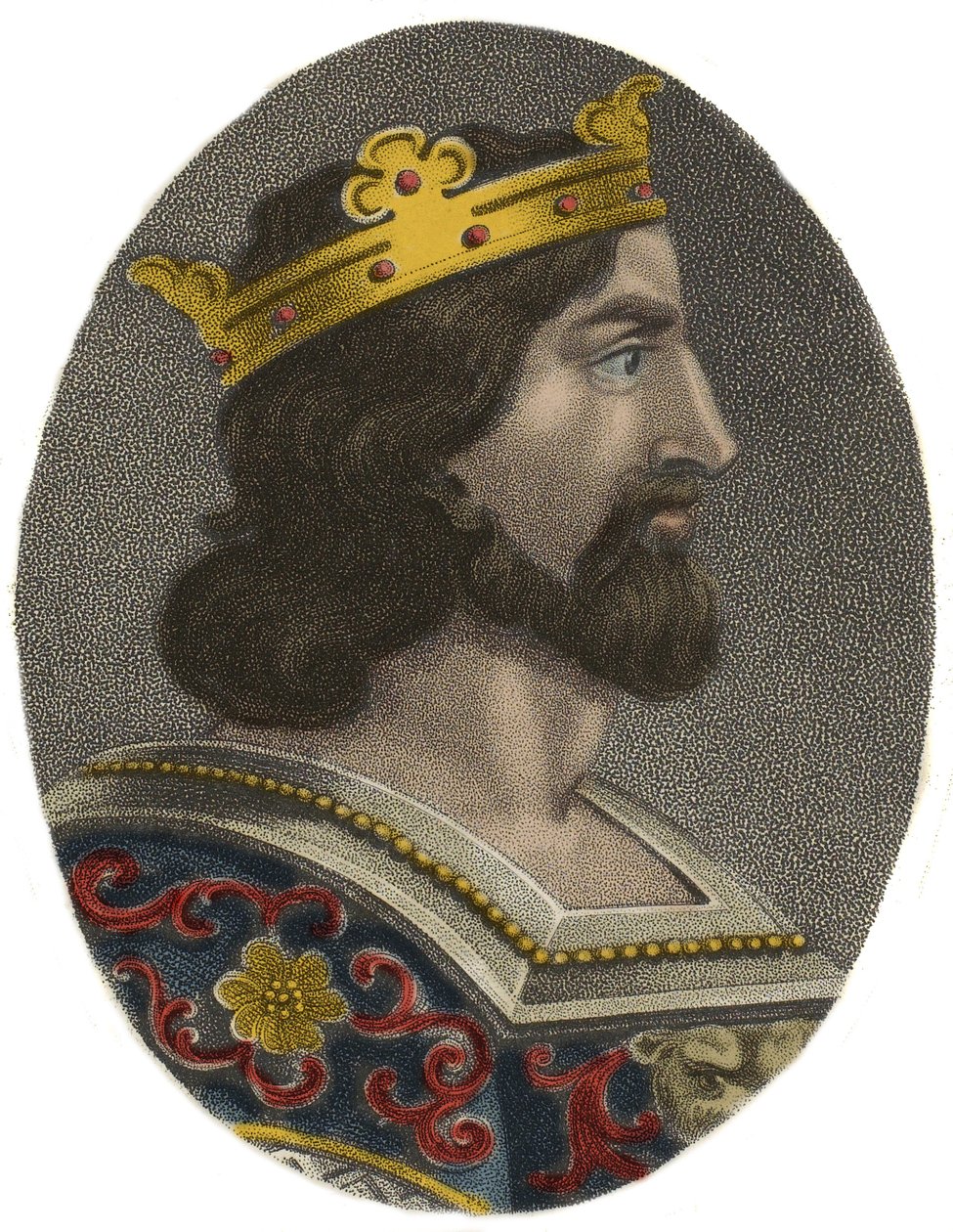 Muotokuva Hugues I Capet, Ranskan kuningas tekijältä Artist Unknown