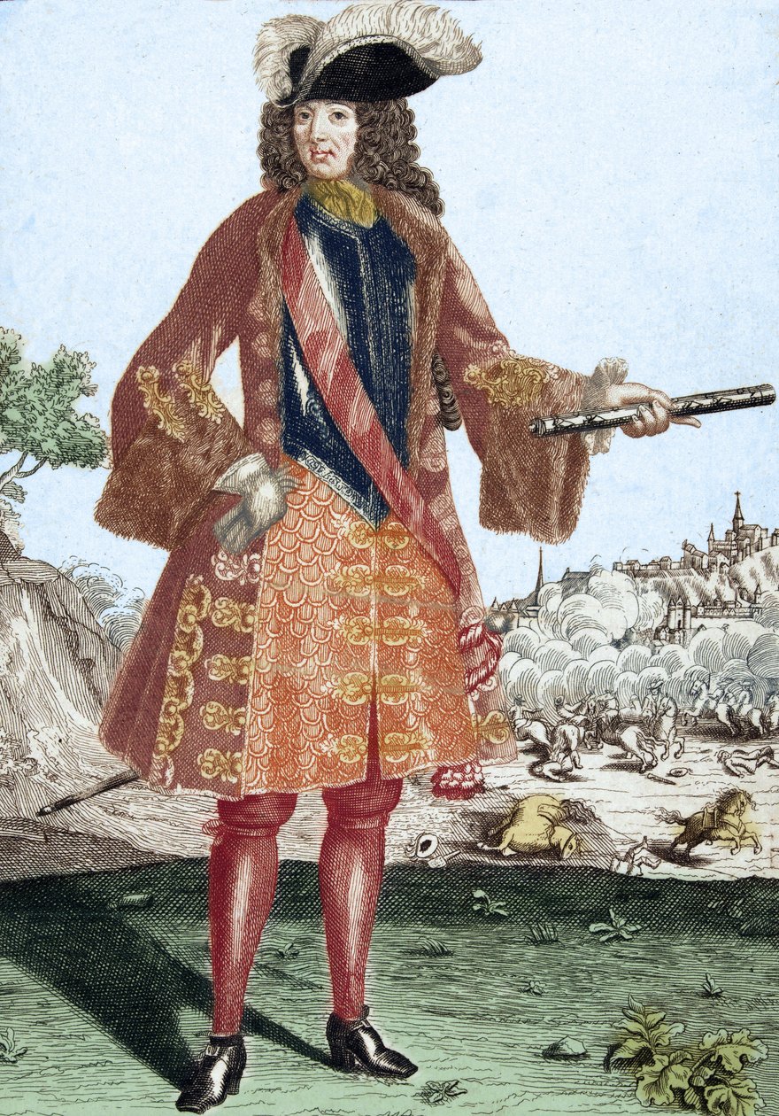 Villeroyn herttuan marsalkka Francois de Neufvillen muotokuva - Francois de Neufville de Villeroy tekijältä Artist Unknown