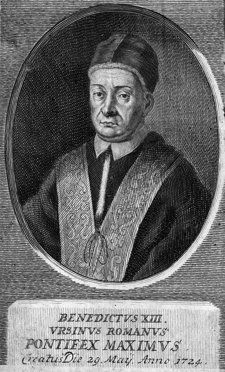 Muotokuva paavi Benedictus XIII:sta, 243. paavista. tekijältä Artist Unknown