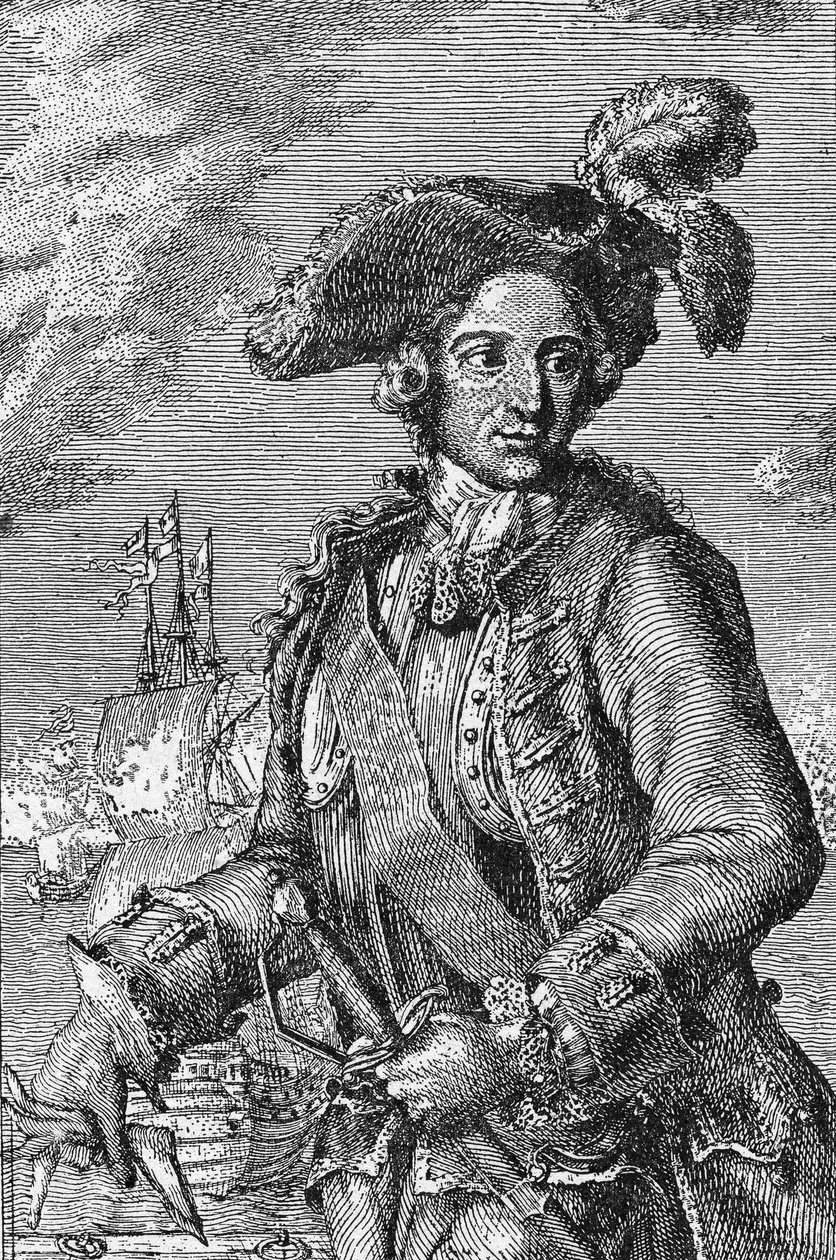 Ranskalaisen merimiehen Rene Duguay Trouinin muotokuva. tekijältä Artist Unknown