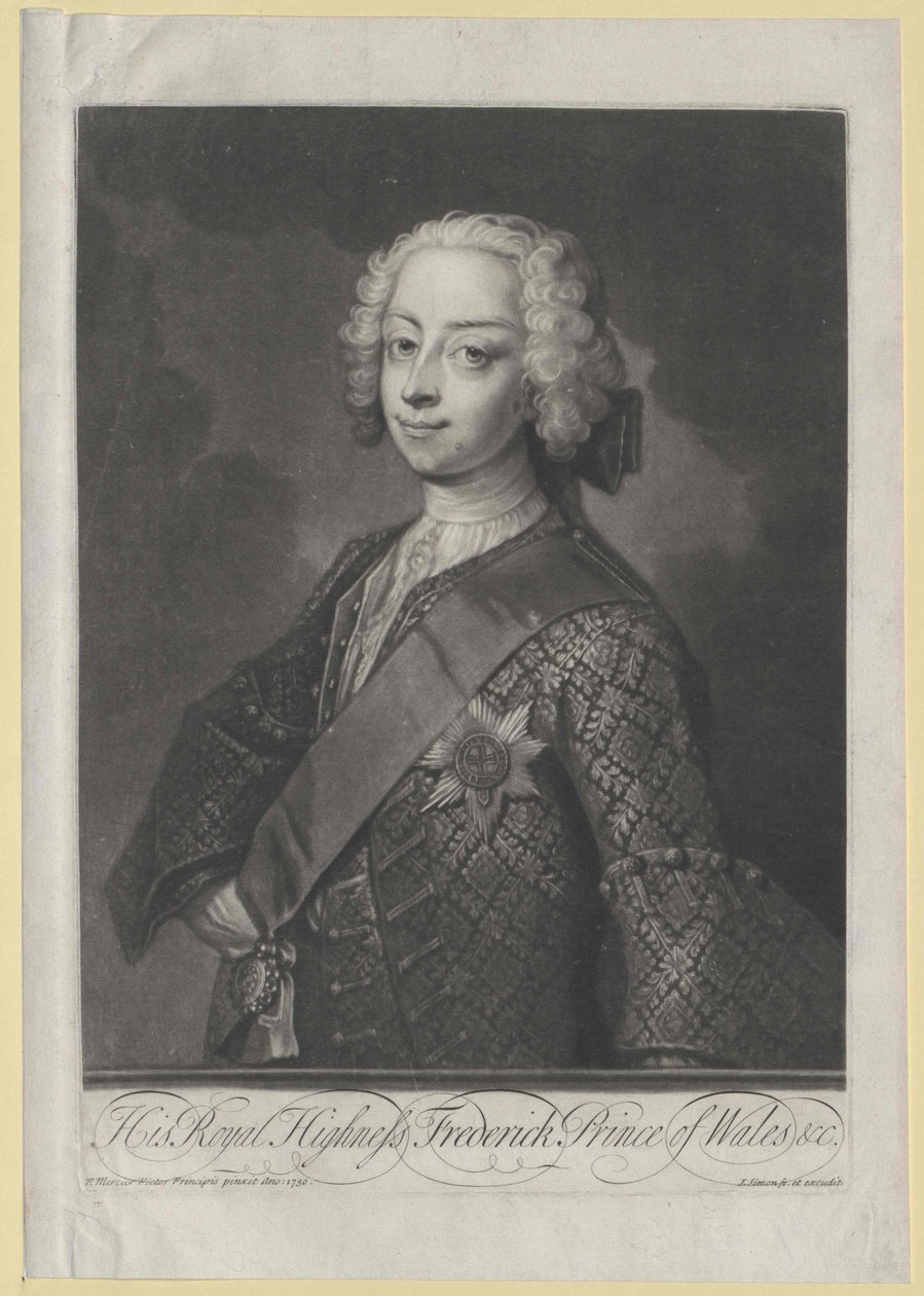 Englannin prinssi Frederick Ludwig tekijältä Artist Unknown