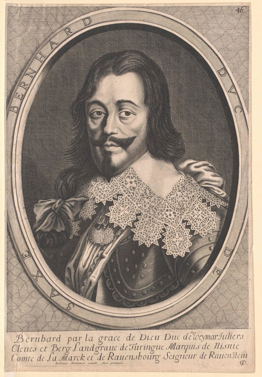 Saxe-Weimarin talon prinssi Bernard (tuloste) tekijältä Artist Unknown