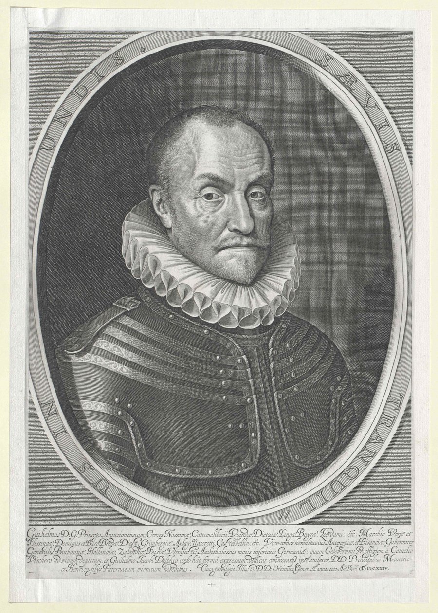 Oranian prinssi Vilhelm I (painatus) tekijältä Artist Unknown