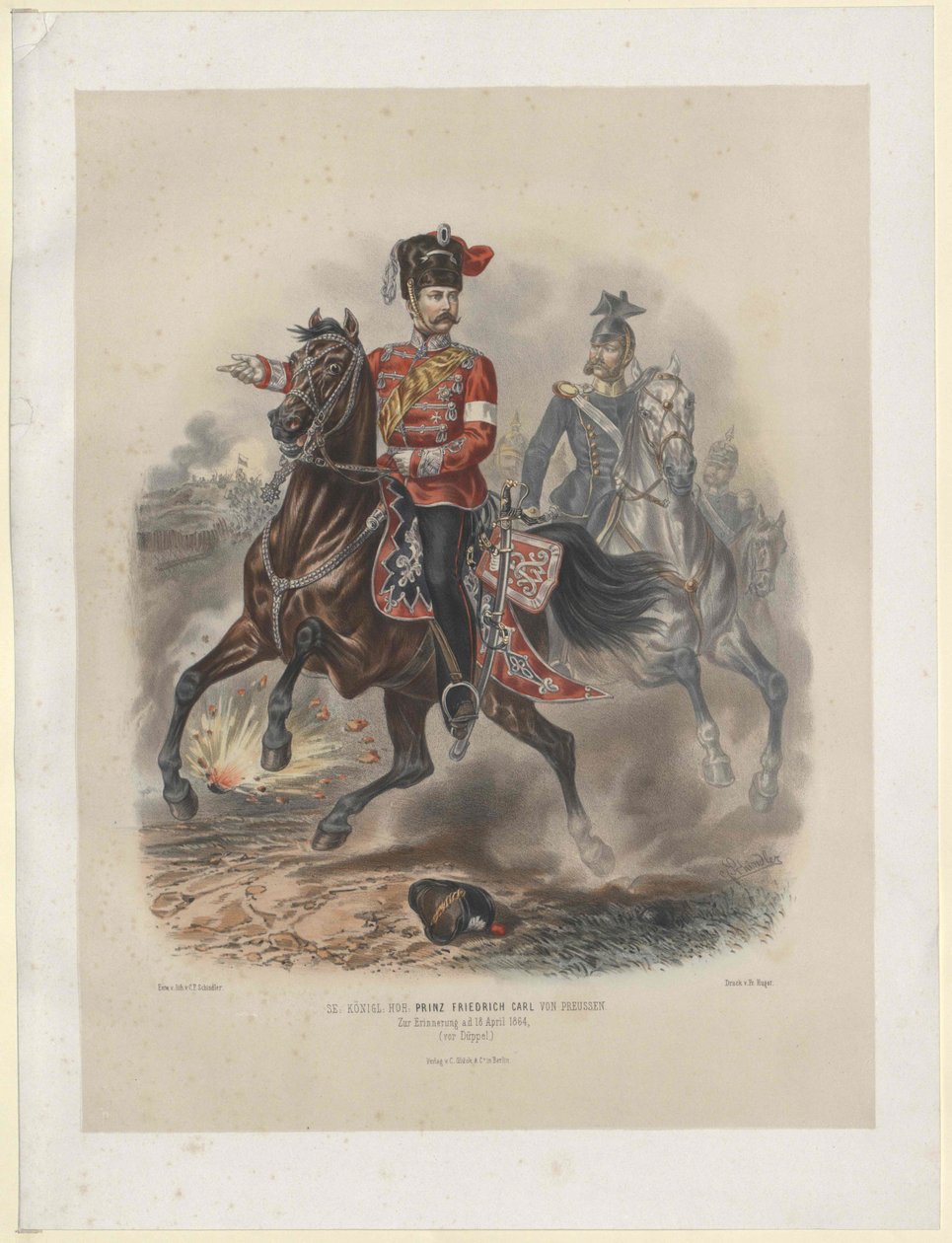 Preussin prinssi Friedrich Carl tekijältä Artist Unknown