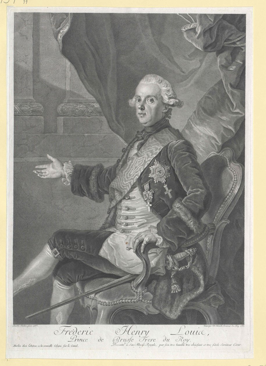 Preussin prinssi Henrik tekijältä Artist Unknown