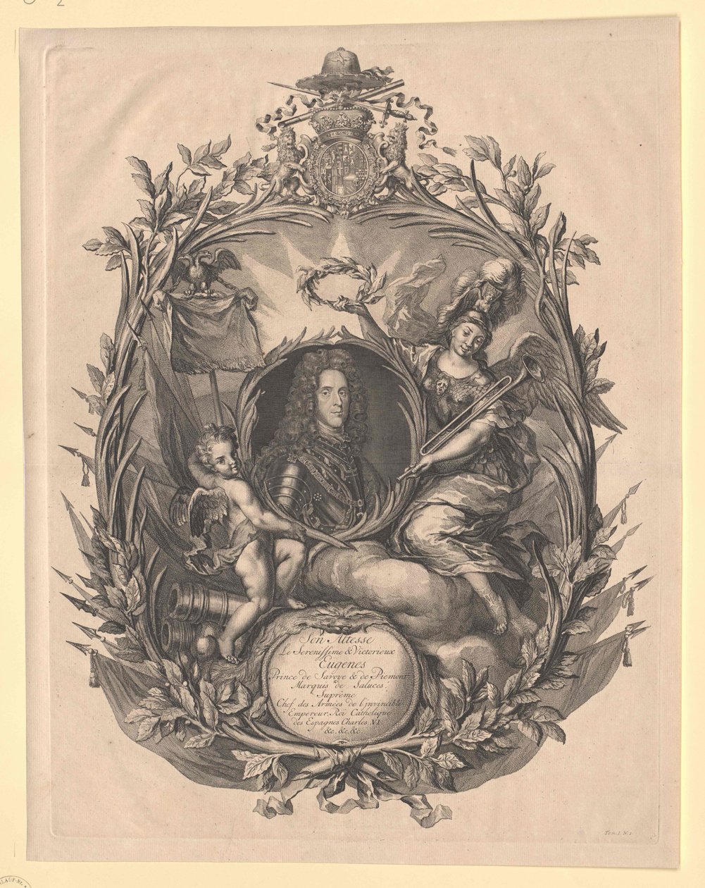Savoijin prinssi Carignan Eugene tekijältä Artist Unknown